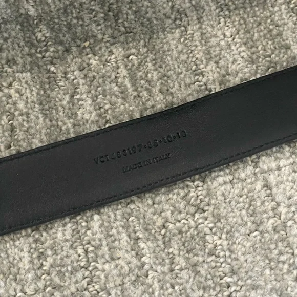 YSL Saint Laurent Poncho Lux Buckle Belt Black Nero Dust Bag Box 85 CM (size 6) YSL Saint Laurent Poncho Lux Buckle Belt Black Nero Dust Bag  main image 4